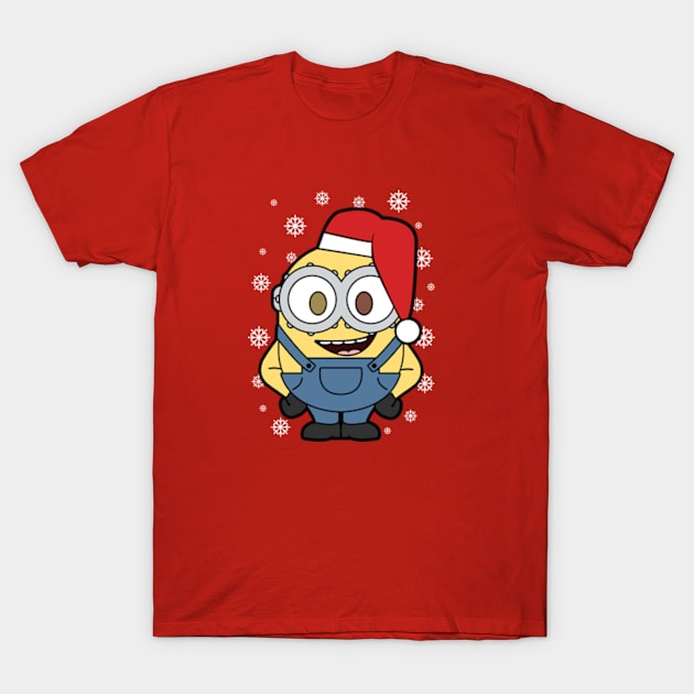 Minions Bob Christmas T-Shirt by mighty corps studio